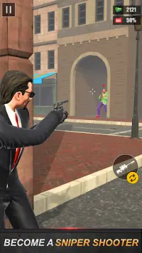 Agent Gun Shooter: Sniper Game Screen Shot 2