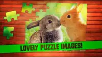 Rabbits Jigsaw Puzzles Screen Shot 3