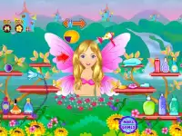 妖精入浴の女の子のゲーム Screen Shot 2