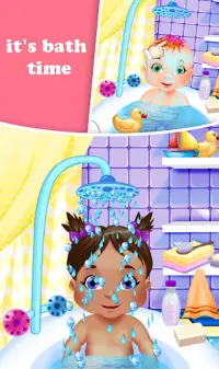 Baby Caring Shower And Dress Up Juegos de bebé Screen Shot 2