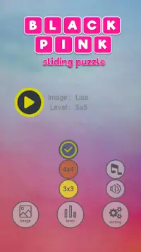 BLACKPINK - Sliding Puzzle Game Screen Shot 0