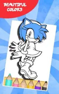 How to color Sonic (Sonic Coloring Game) Screen Shot 2