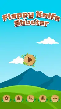 Flappy Knife Shooter : Tap to Throw the target Screen Shot 0