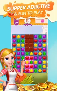 Candy Lucky : Match Candy Puzzle Free Screen Shot 3