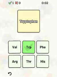 Amino Acid Quiz Screen Shot 11