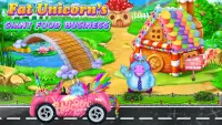 Mr. Fat Unicorn Cooking Game - Giant Food Blogger Screen Shot 0