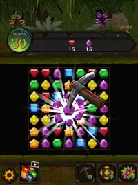 미궁 정글 팝 : 매치 3 보석 퍼즐 Screen Shot 19