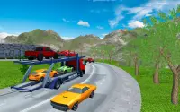 Car Transporter Truck- Free Cargo Trailer Driving Screen Shot 1