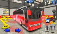 cidade ônibus lavar simulador: gás estação lavar Screen Shot 1
