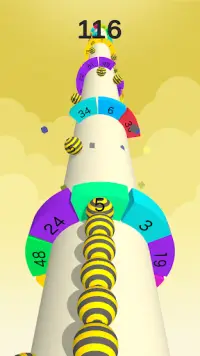 Helix Snake vs Twisty Block 3D Screen Shot 1