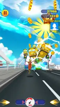 New Subway Naruto Runner Run 3D Screen Shot 1