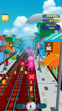 Rabbit Train Dash 3D Screen Shot 3