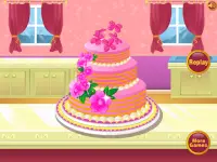 Düğün Tatlı Kek Yapma Oyunları Screen Shot 4