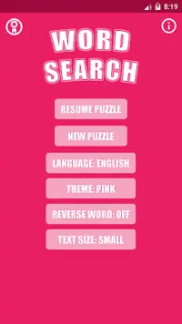 Word Search by Rotha Apps Screen Shot 0