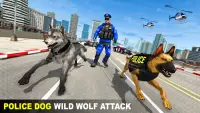 Police Dog VS Wild Wolf Attack Survival City Screen Shot 11