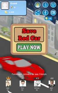 Save Red Car Screen Shot 12