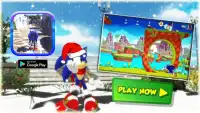 Sonic christmas & Santa clause Screen Shot 0