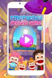 Jogo dentista de emergência Screen Shot 0