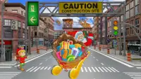Christmas Santa Crazy Kart Gift Delivery Game 2020 Screen Shot 3