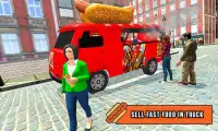 Hot Dog Food Delivery Boy Virtual City Life 3D Sim Screen Shot 1