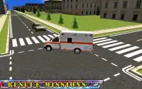 Stadt Krankenwagen Fahrt Simulation: frei Spiele Screen Shot 2