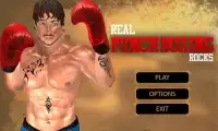 Rocks réels de boxe: Legends Poinçon Fighting Leag Screen Shot 4