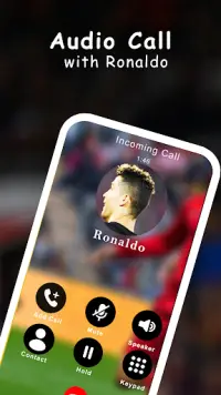 Ronaldo Video Call: Prank Call Screen Shot 3