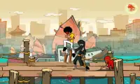 Funky Fighter vs Zombie Ninjas Screen Shot 0