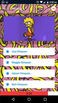 Adivina la frase Los Simpsons Trivia Quiz Screen Shot 3