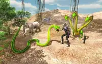 Venom Cobra Anaconda Snake Girl Fighting Game 2019 Screen Shot 1