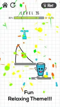 Happy Blue Glass: Draw The Line Screen Shot 6