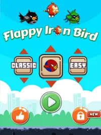 Flappy Iron Bird 🐦 Super Heroes Revenge Birds Screen Shot 4