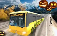 HALLOWEEN PARTY NIGHT BUS DRIVER 3D Screen Shot 1