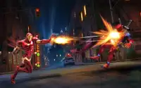 Flying Iron Superhero Flashlight Man Super Rescue Screen Shot 1