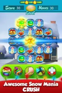 Candy Saga Snow Happy Christmas Crush Toys Santa Screen Shot 1