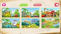 puzzle di dinosauro gratuito per bambini Screen Shot 2