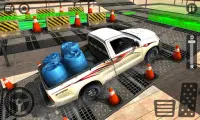 Cargo Pickup Truck Parkplatz Schul Simulator Screen Shot 3