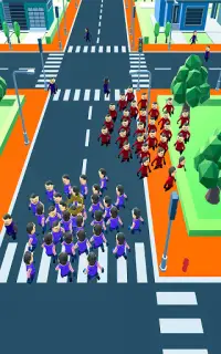 भीड़ सिटी रश खेल 3 डी Screen Shot 8