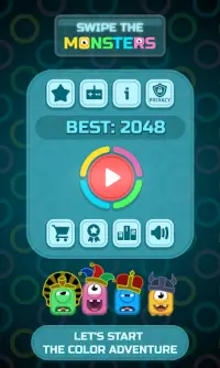 Swipe The Monsters - Idle Match 2 Color Puzzle Screen Shot 8