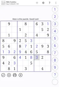 Web Sudoku Screen Shot 5
