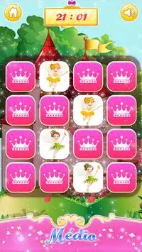 Barbie Princesa jogo memória Screen Shot 1