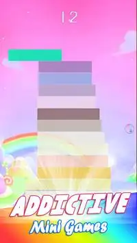 Kawaii Rainbow Piano Tiles - Cute Unicorn Screen Shot 7