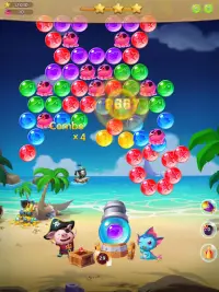 Pirate pig bubble shooting Screen Shot 19