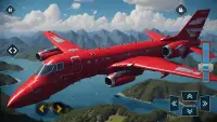Летающие игры на самолете 3d Screen Shot 3