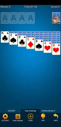 Solitaire HD Screen Shot 1