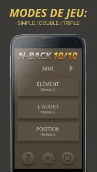 N-Back 10/10 - Bon cerveau Screen Shot 3