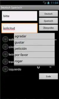 Learn German Spanish Screen Shot 1