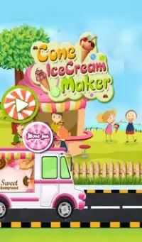 आइस क्रीम खाना पकाने का खेल Screen Shot 0