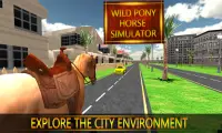 Wild Pony Horse Simulator 3D Screen Shot 3