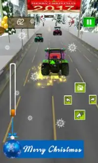 Navidad Granja Tractor Regalo Screen Shot 3
